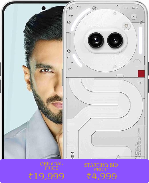 Nothing Phone 2a 5G (White, 8GB RAM, 128GB Storage)